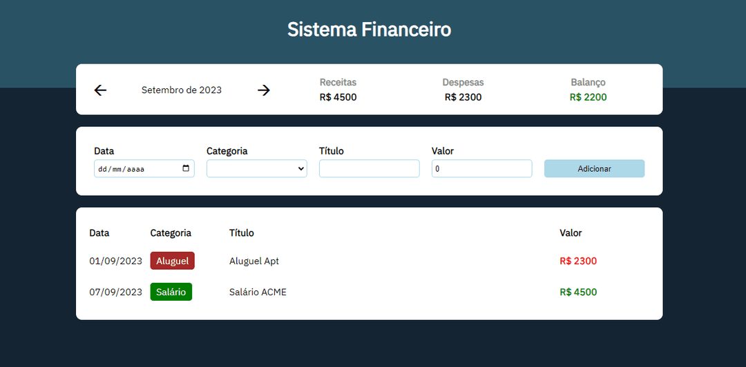 Thumbnail do projeto Expense Management